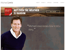 Tablet Screenshot of michaellewiswrites.com